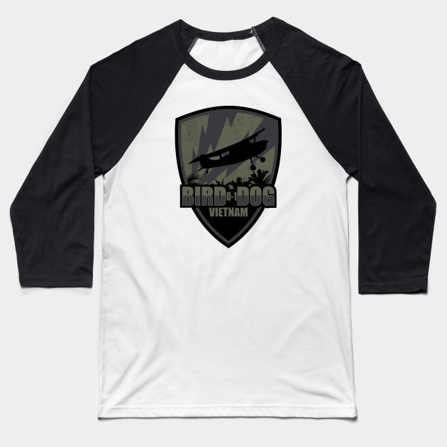 Bird Dog Vietnam (subdued) Baseball T-Shirt by TCP